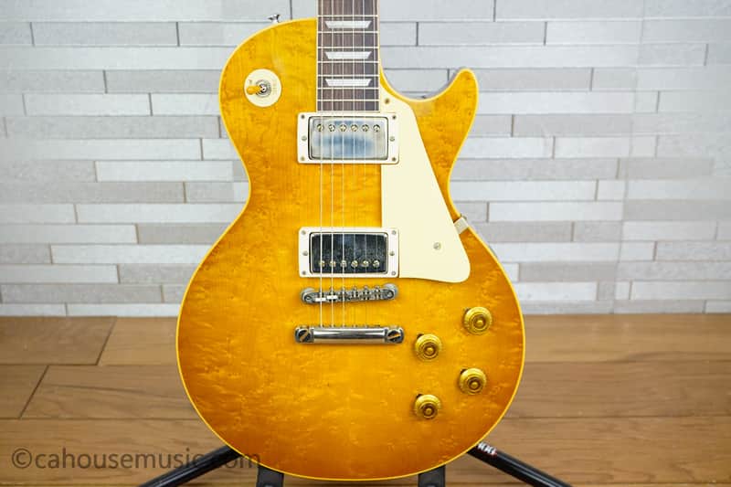 Gibson Custom Shop M2M Birdseye ’59 Les Paul Standard Reissue - Lemon Burst image 1