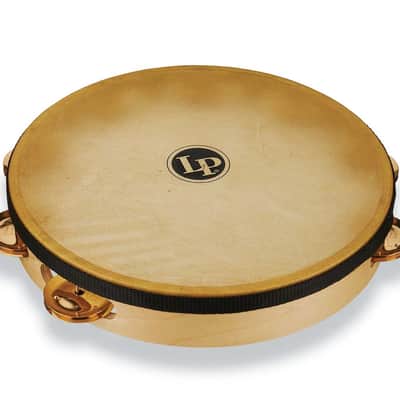 LP Pro 10 Inch Single Row Headed Tambourine - Bronze image 2