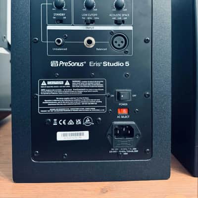 PreSonus Eris Studio 5 Rare Vintage MINT Active Studio Monitors Pair Warranty image 9