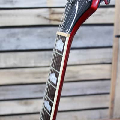 Used (2014) Gretsch G5422TDC Electromatic Double Cutaway Hollowbody Electric Guitar Transparent Red with Bigsby MIK image 7