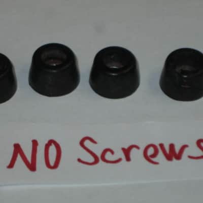 used genuine Electro Harmonix rubber feet (set or 4 feet + 1 exta foot) for / from late 1990s to late 2000s Russian Big Miff or Russian Small Stone [NO pedal(s) / NO screws) ONE foot has a break/crack/cut, AS IS / NO RETURNS image 7