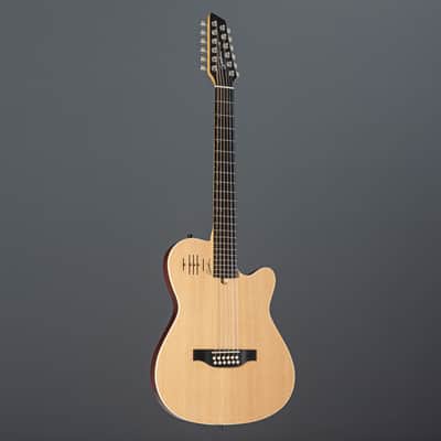 Godin A 12 12-Str.Natural Semi Gloss solid Cedar Top,  incl. Bag - 12 String Acoustic Guitar image 9