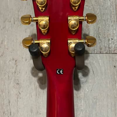 Washburn HB35-WRK Semi-Hollowbody Wine Red, Fantastic Tone, Professional Setup Hard Shell Case & Ships Fast Too ! image 13