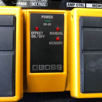 Double pédale Boss OD-20 Overdrive/Distortion Drive Zone avec boite et manuel image 10