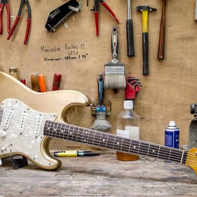Guitare Garage Modèle S Firemist Gold Light Relic Dreamsongs Blues Special image 2