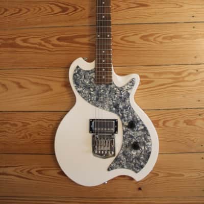 Sambora SA-1 Prototype, Les Paul Style, 1 Humbucker, Floyd Rose Speedloader, White, Rare! image 1