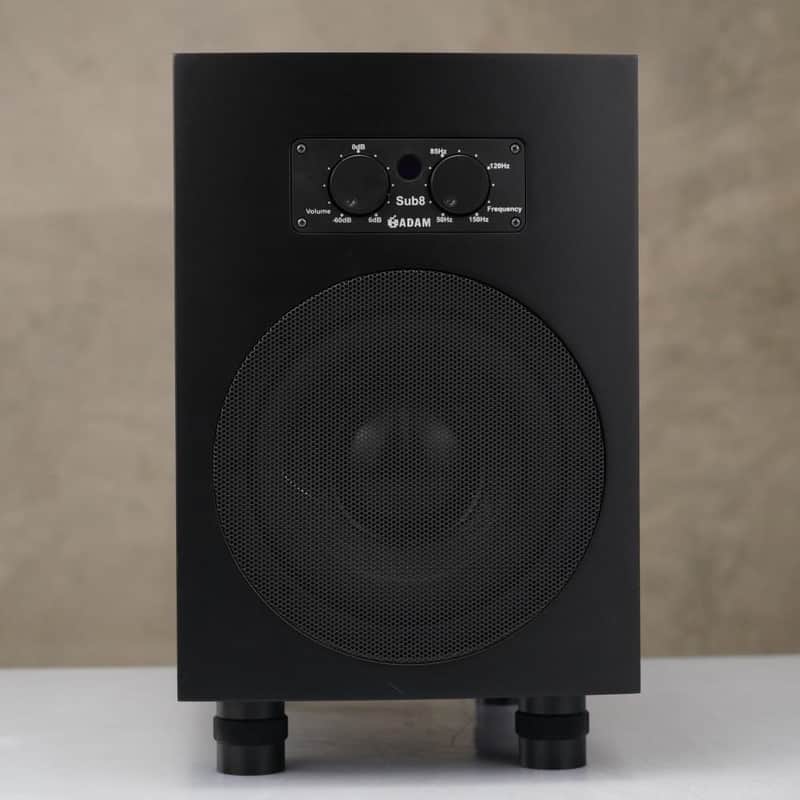 Adam Sub8 Active Subwoofer w/ Primacoustic Recoil Stabilizer Pad #58838 image 1