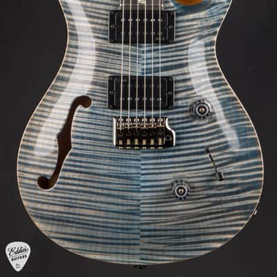 PRS Limited Edition Custom 24 Semi-Hollow - Faded Indigo #425526 image 2