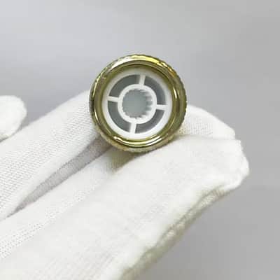 Vacuum Gold Bass Guitar Knobs Abalone Shell Dome Metal Guitar Volume Tone Knobs Electric Guitar Parts for Feder Strat ST Telecaster Tele Jazz Les Paul 2Pcs image 6
