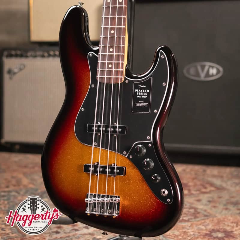 Fender Limited Edition Player II Jazz Bass, Rosewood Fingerboard - Sparkle 3-Color Sunburst - Demo image 1