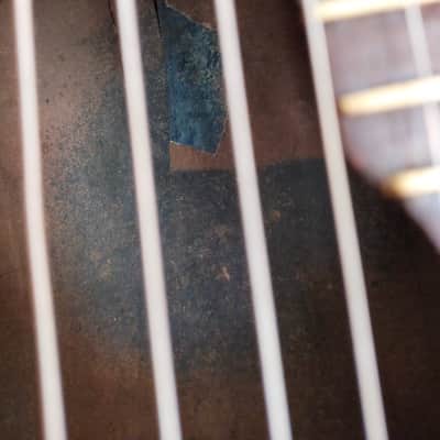 Old italian vintage Ancient guitar F. Masetti Acoustic 1930 Natural image 8