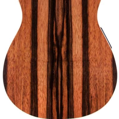 Cordoba Mini II EB-CE Mini Acoustic-Electric Guitar Natural, Amazing Travel Guitar Support Small Biz image 2