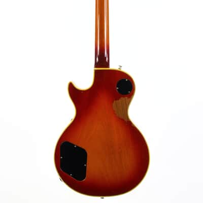 1973 Gibson Les Paul Custom Cherry Sunburst Vintage LP w Original Case Patent Sticker Humbuckers image 8