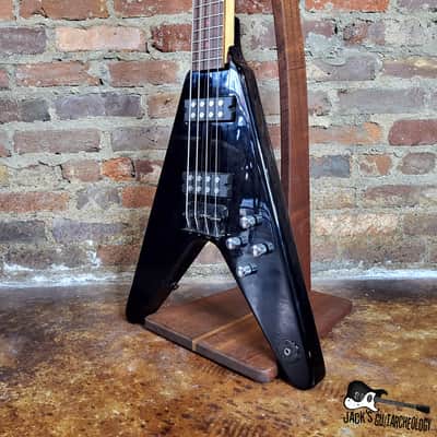 Dean Flying V Bass w/ RARE Buzzsaw Inlays (2000s) image 11