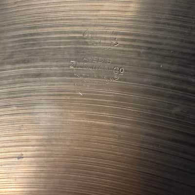 1950s Zildjian A 24" Trans Stamp Type III Ride Cymbal 3421g 1950s Zildjian A 24" Trans Stamp Type III Ride Cymbal 3421g image 4