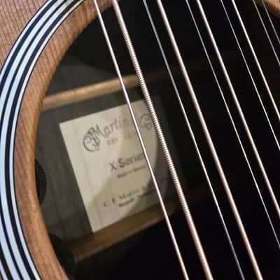 2017 Martin D12X1AE - 12-String Acoustic Electric Dreadnaught - Natural - w/Hardshell Case image 7