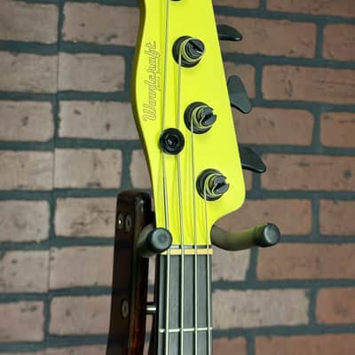 Woodcraft Electric Guitars Bobcat 4 Vintage White Custom Bass 34" Scale image 3
