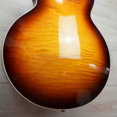 Gibson ES-335 Figured Semi-hollowbody Electric Guitar - Iced Tea #229 image 7