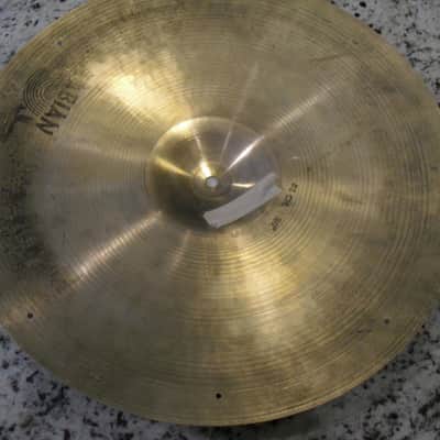 20" Sabian AA (pre-AA) Medium Ride Cymbal with sizzle holes 2480g image 6