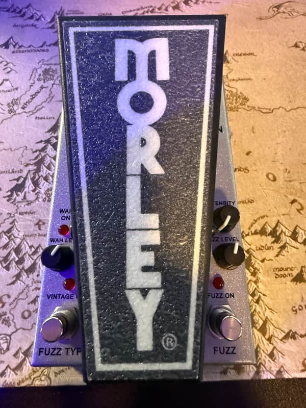 Morley Cliff Burton Tribute Power Wah Fuzz 2024 - Present - Distressed Chrome image 1