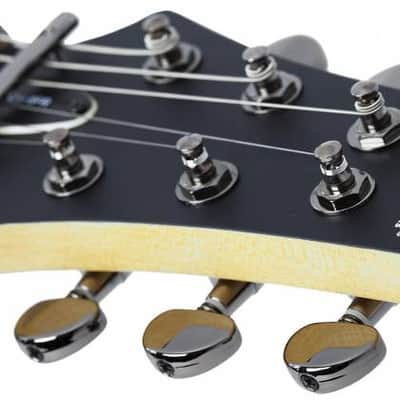 Schecter Demon-6 FR Electric Guitar - Aged Black Satin (3661) image 17