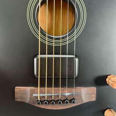 Fender Acoustasonic Standard Telecaster Acoustic-Electric Guitar - Black image 5