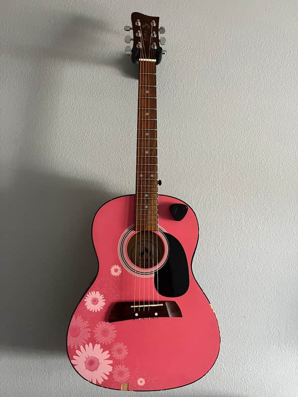 First Act EL3036 3/4 Size Acoustic Guitar 2009 - Pink image 1