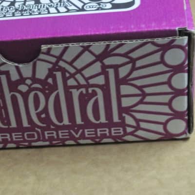 mostly very clean Electro Harmonix EMPTY BOX and original Owner's Manual & original Warranty / Registration card (+ bubble wrap) ONLY for EXO Cathedral Stereo Reverb pedal (NO pedal, NO adapter) image 6