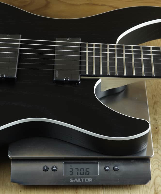 FGN J Standard Mythic 7 String Open Pore Black L210320 | Reverb