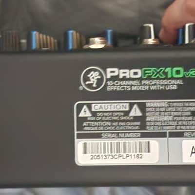 Mackie ProFX10v3 10-Channel Effects Mixer 2020 image 3