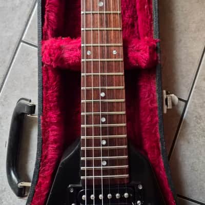 1983 Gibson Flying V I with Stop Bar Tailpiece and Offset Knobs 1981-1988 - Ebony image 6