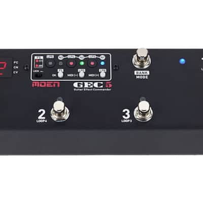 MOEN GEC-5 MIDI Guitar Pedal FX Switcher - 5 Loop Foot Controller Routing System NEW Release! image 2