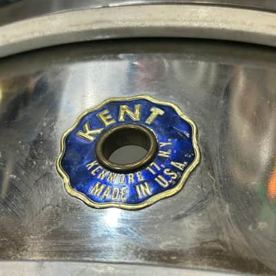 Kent 5X14" Student Model snare drum (TDG-SD-4166) 60's - Nickel Plated image 12
