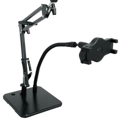 Rockville iSTAND 85 Dual Desktop Boom Arm + Gooseneck Mic/iPhone/iPad Stand image 6