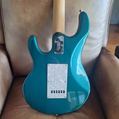 Ernie Ball Music Man Silhouette HSH Tremolo 2008 * Teal image 9
