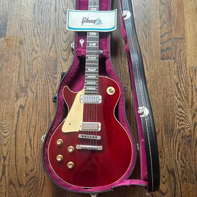 RARE! 1977 Gibson Les Paul Deluxe LEFTY (CLEAN) - Wine Red w/ OHSC image 23