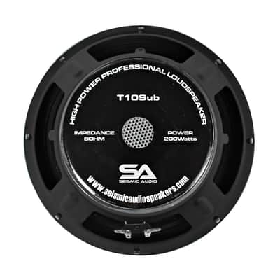 SEISMIC AUDIO - 10 Inch Steel Frame Subwoofer Driver 200 Watts RMS 8 Ohms image 2