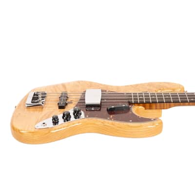 Used Fender Custom Shop Artisan Maple Burl Jazz Bass - Aged Natural image 5