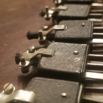 Webster Chicago MM35 Microphone Connector Plug Obsolete Wire Cable Termination 3-Pin Cinch Jones 1940s - Wrinkled Black Paint image 2