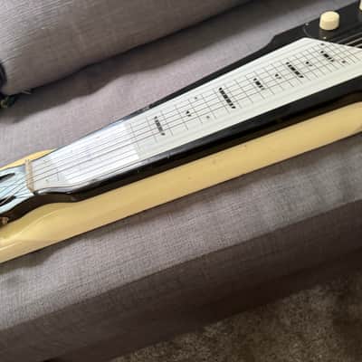 Vintage 1960s Harmony H7 Roy Smeck Console Lap steel with Original Case and Legs image 2