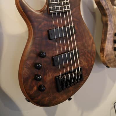 Kiesel Claro Walnut Icon 6 with Aguilar DCB Pickups image 1