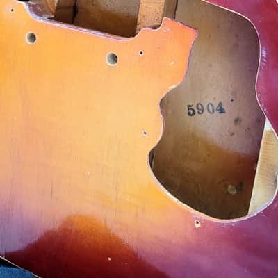 Original 50's-60's Silvertone Thin Twin Jimmy Reed Husk Kay K161 image 19