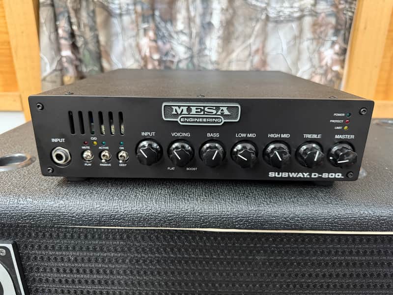 Mesa Boogie Subway D-800 800-Watt Bass Amp Head 2015 - Present - Black image 1