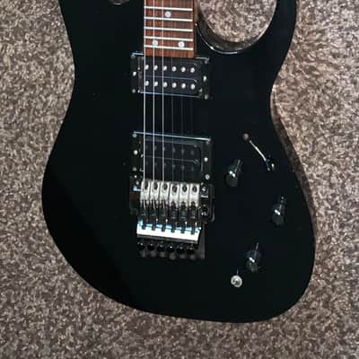 2002 Ibanez RG620X-GK Standard electric  guitar piezo pickup  edge tremolo USA  made Dimarzio pick ups galaxy Black made in japan image 1