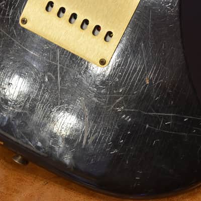 Fender Custom Shop Stratocaster 1956 Closet Classic Fat Roasted Neck Limited Edition Aged Black image 24