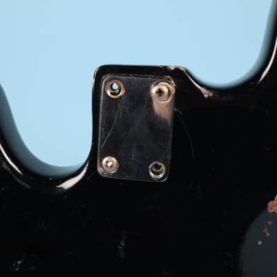 Black P Bass Body Unknown Maker Plywood image 17