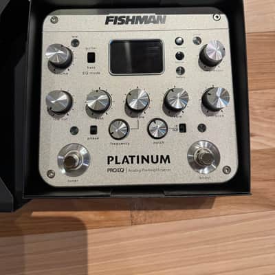 Fishman Platinum Pro EQ Brushed Metal analog Preamp with DI image 1