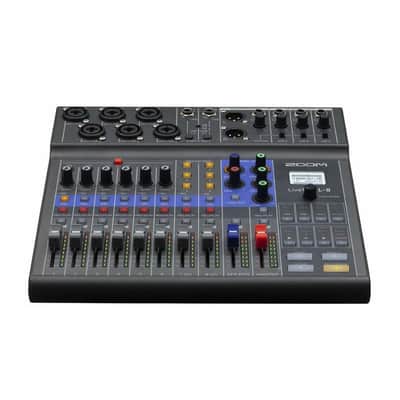 Zoom LiveTrak L8 Portable 8 Channel Digital Mixer and MultitrackRecorder Bundle image 8