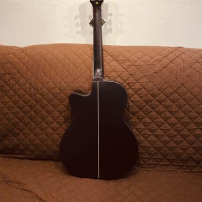 Washburn DFEACE Deep Forest Grand Auditorium Shape Ebony Ace Wood 6-String Acoustic-Electric Guitar image 12