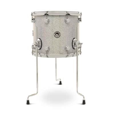 DW DWe Electronic/Acoustic Floor Tom 14x12 Diamond Nebula image 1